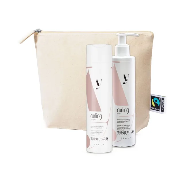 Sinergy Cosmetics Sinergy Y6 Perfect Curly - Set na vlnité vlasy šampon + maska + taštička