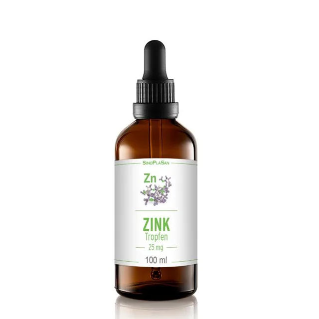 SinoPlaSan Zinek 2000 kapek, 100 ml