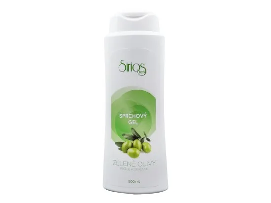 Sirios Herb sprchový gel zelené olivy 500 ml