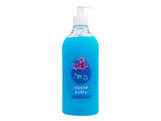 Sirios Herb tekuté mýdlo alpské květy 500 ml