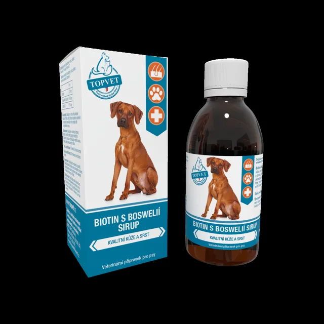 Sirup Biotin s boswellií pro psy 200 ml - Green idea