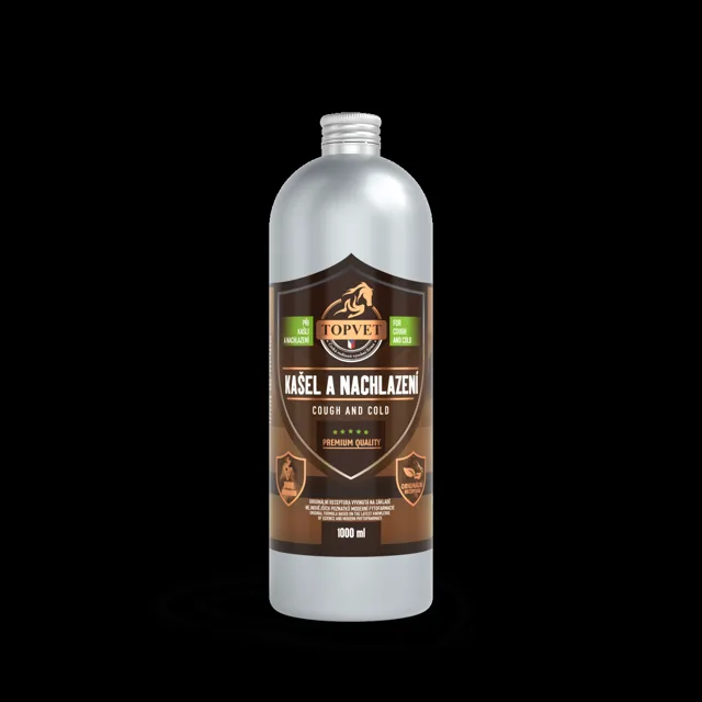 Sirup proti kašli a nachlazení pro koně 1000 ml – Green idea