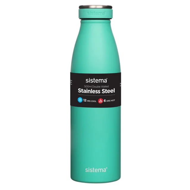 SISTEMA Hydrate Termoláhev Stainless Steel zelená 500 ml