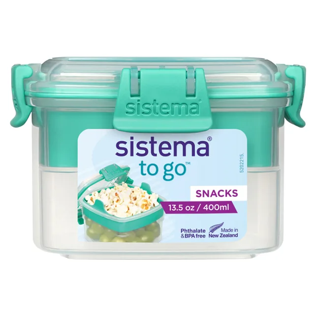 SISTEMA To go krabička s miskou zelená 400 ml