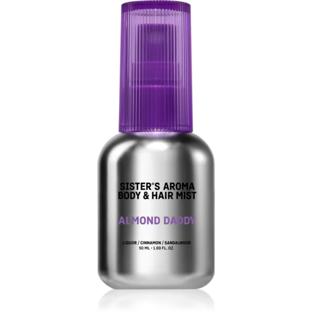Sister's Aroma Almond Daddy Body & Hair Mist parfémovaná mlha na tělo a vlasy pro ženy 50 ml