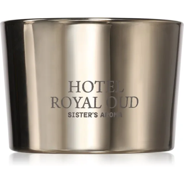 Sister's Aroma Hotel Royal Oud vonná svíčka 150 g