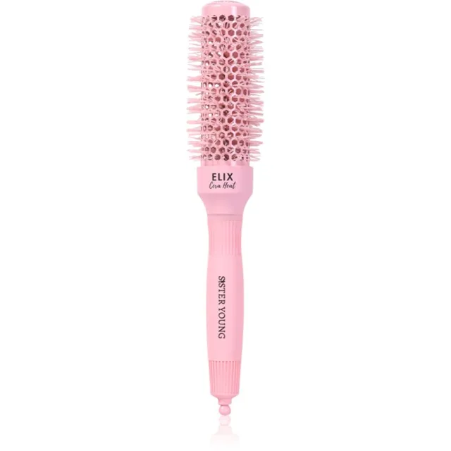 Sister Young ELIX Round Brush Cera Heat Pink kulatý kartáč na vlasy 32mm 1 ks