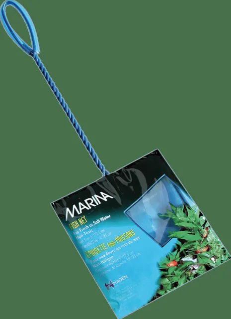 Síťka MARINA akvarijní modrá jemná 12,5cm