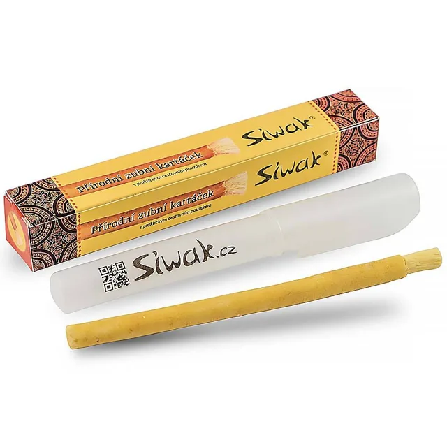 SIWAK Miswak Přírodní zubní kartáček v pouzdře