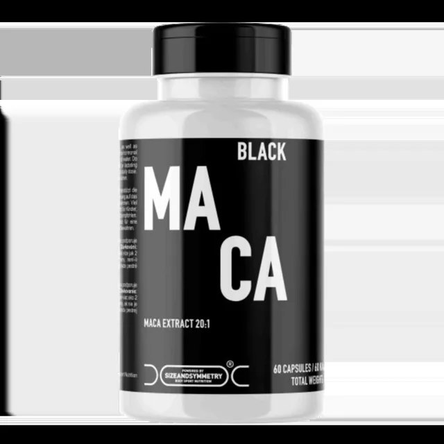 SizeAndSymmetry Black Maca extrakt 500mg - 60 kapslí