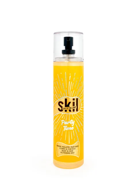 Skil Party Time - třpytivá parfémovaná mlha na tělo a vlasy 250 ml