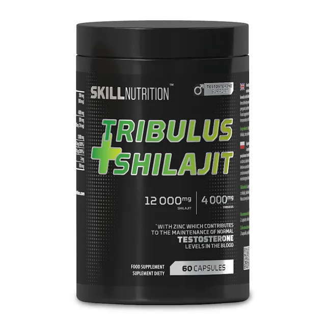 Skill Nutrition Tribulus + Shilajit, 60 kapslí