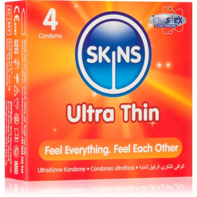 Skins Ultra Thin kondomy Vanilla 4 ks