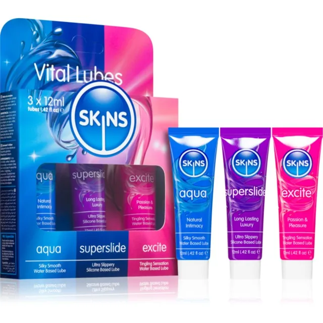 Skins Vital Lube sada lubrikačních gelů