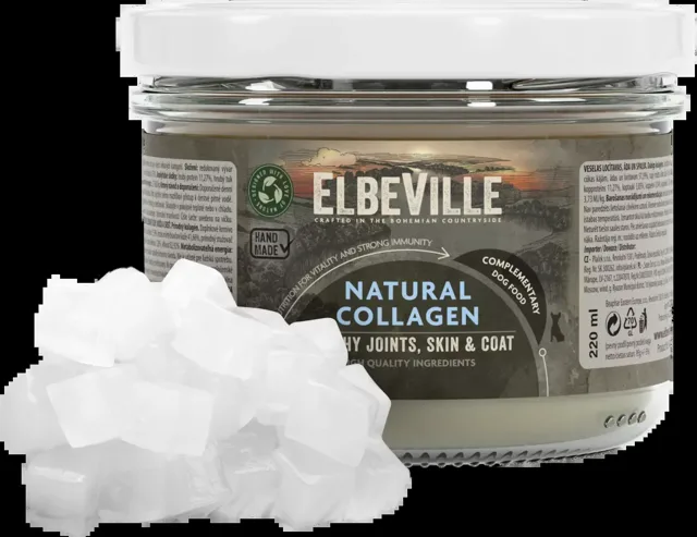 Sklenice Elbeville Healthy Joints, Skin & Coat přírodní kolagen 220ml