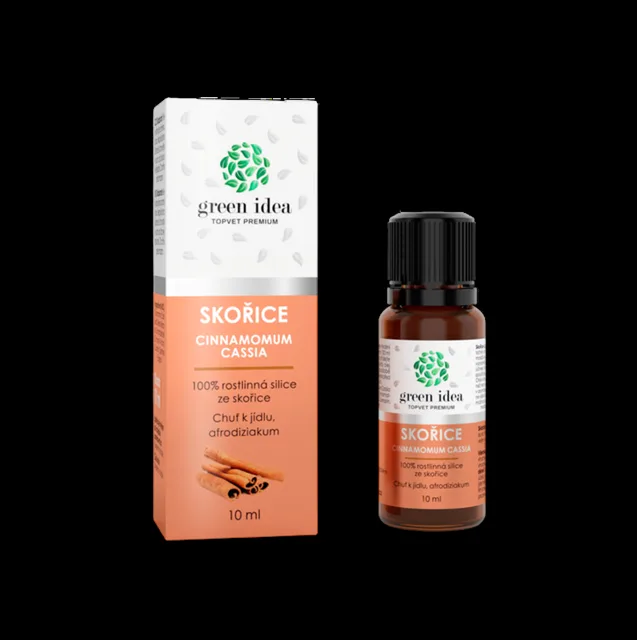 Skořice – 100% silice 10 ml – Green idea