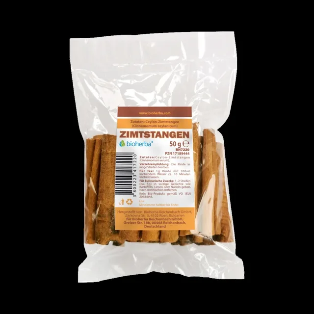Skořicové tyčinky – 50 g – Bioherba