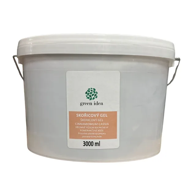Skořicový masážní gel kabinet 3000 ml - Green idea