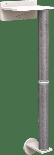 Škrabadlo Trixie na stěnu bílá/šedá 35x130x25cm