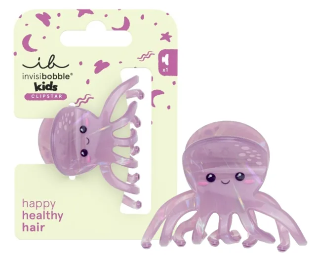 Skřipec do vlasů Invisibobble Clipstar Kids Octopus Splash - 1 ks + dárek zdarma