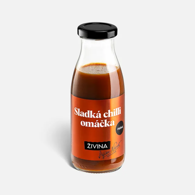 Sladká chilli omáčka pálivá 270 g  se zázvorem a citronovou trávou