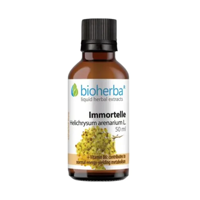 Slaměnka písečná – tinktura kapky – 50 ml – Bioherba