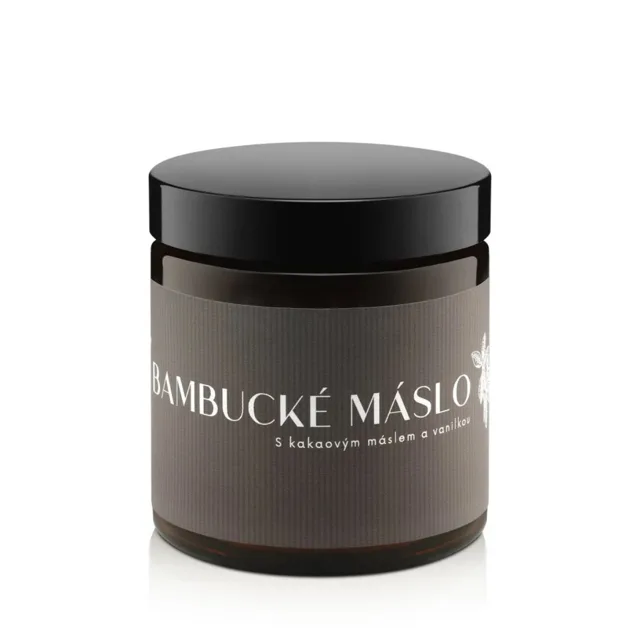 Šlehané bambucké máslo s kakaovým máslem a vanilkou objem 180ml