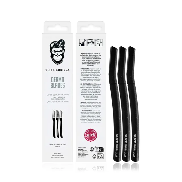 SLICK GORILLA Jednorázové holicí čepelky Derma Blades 3 ks