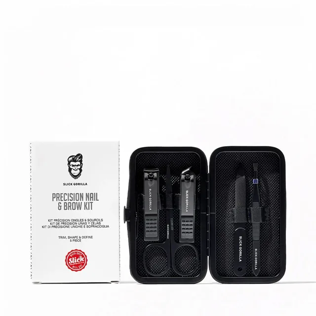 SLICK GORILLA Sada na úpravu nehtů a obočí Nail & Eye Brow Kit