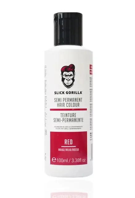 Slick Gorilla Semi Permanent Hair Colour barva na vlasy Red 100 ml