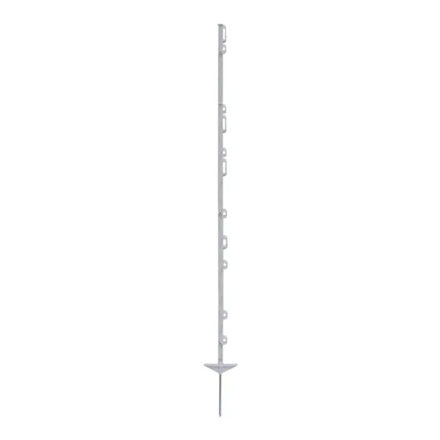 Sloupek plastový pro elektrický ohradník, délka 156 cm, 11 oček, bílý | P35536