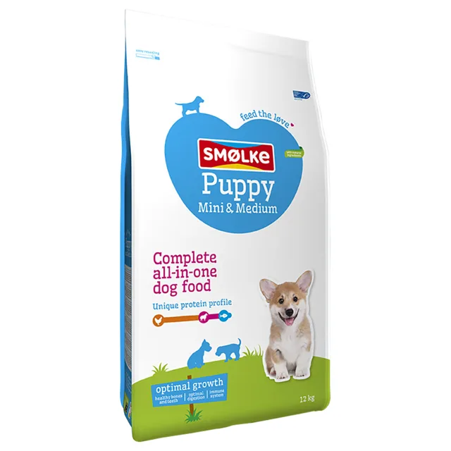 Smølke Dog Puppy Mini/Medium - 2 x 3 kg