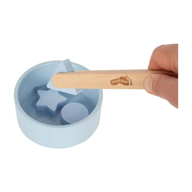 SMALL FOOT Montessori třídící hra s kleštěmi 22 kusů