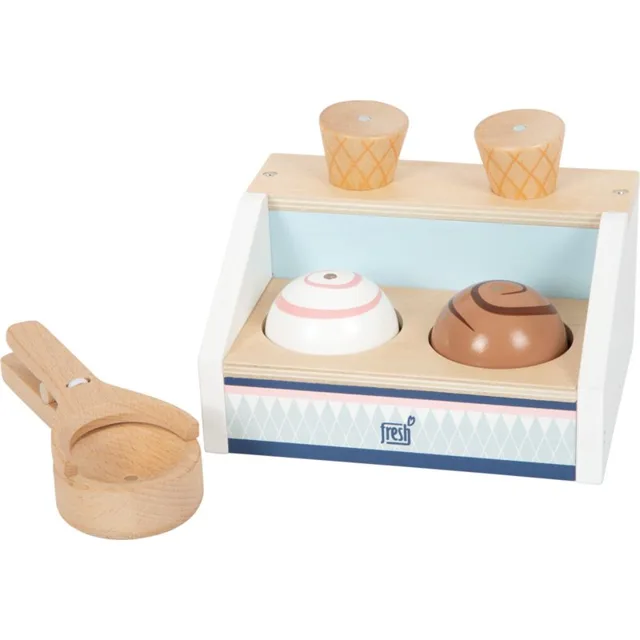 Small foot Wooden Ice Cream Stand Fresh sada hraček pro děti 3 y+ 1 ks