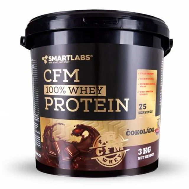 Smartlabs CFM 100% Whey protein 1kg - čokoláda