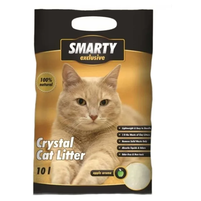 SMARTY Exclusive silikátové stelivo pro kočky 10 l