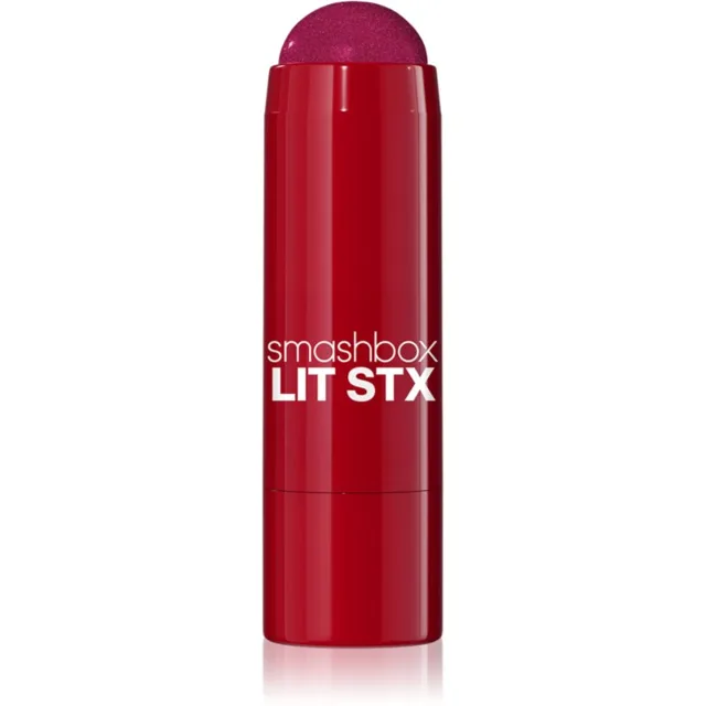 Smashbox LIT STX Blushlighter tvářenka s rozjasňovačem v tyčince odstín Pixel Plum 5 g