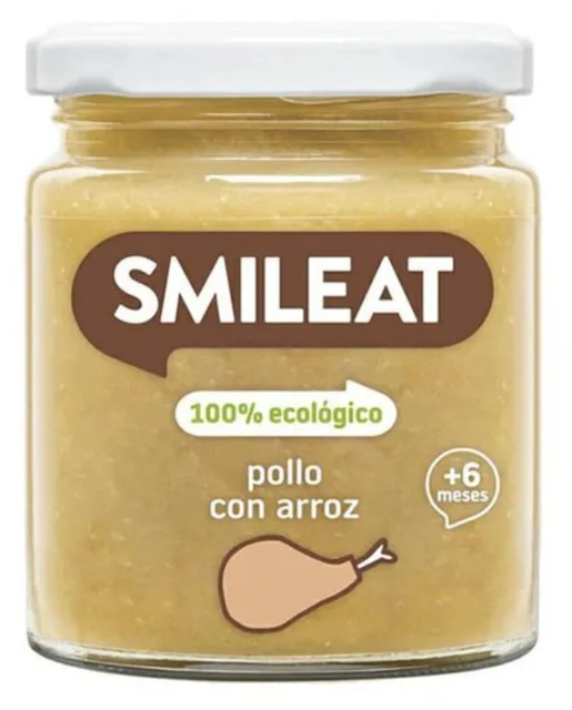 Smileat příkrm kuře s rýží a zeleninou s extra panenským olivovým olejem, 6M+, BIO, 230 g
