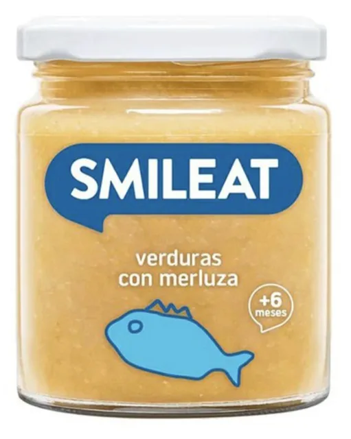 Smileat příkrm mořská štika s rýží a zeleninou s extra panenským olivovým olejem, 6M+, BIO, 230 g
