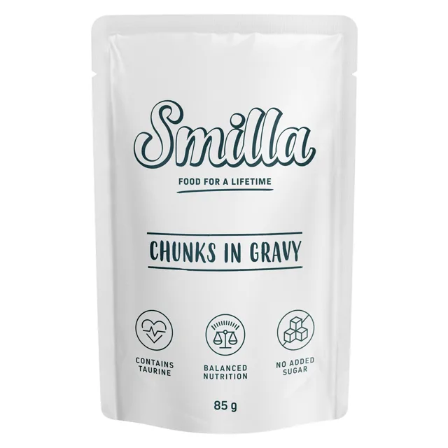 Smilla Adult Light kapsičky kousky v omáčce se zeleninou - kuřecí s rajčaty 12 ks (12 x 85 g)