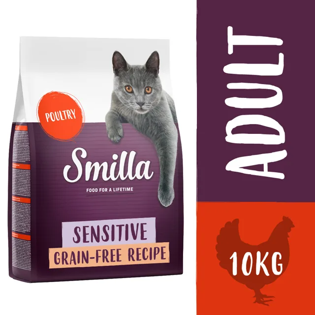 Smilla Adult Sensitive drůbeží bez obilovin - 10 kg