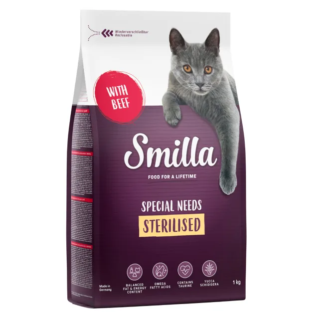 Smilla Adult Sterilised hovězí - 1 kg