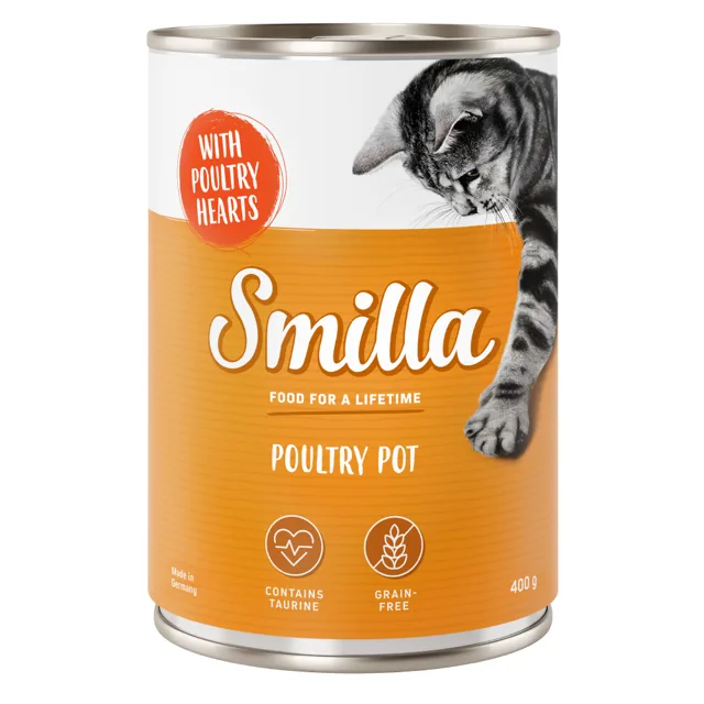 Smilla drůbeží konzerva 24 x 400 g - míchané balení (4 druhy)