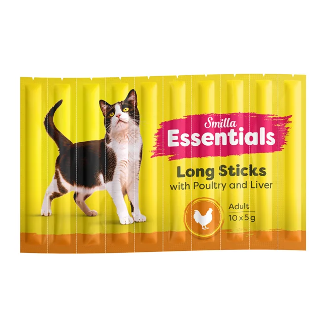 Smilla Essentials tyčinky - Drůbeží s játry (10 x 5 g)