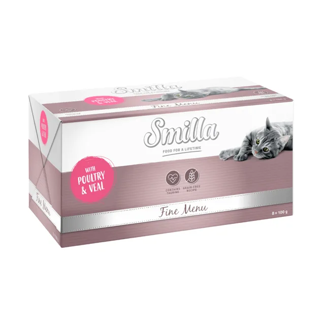 Smilla Fine Menu 24 x 100 g - drůbeží a telecí