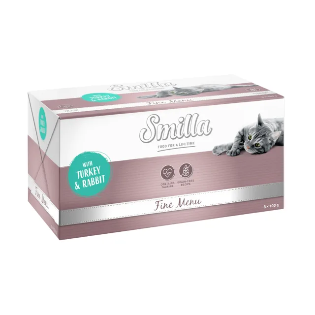 Smilla Fine Menu 48 x 100 g za akční cenu - míchané balení (4 druhy)