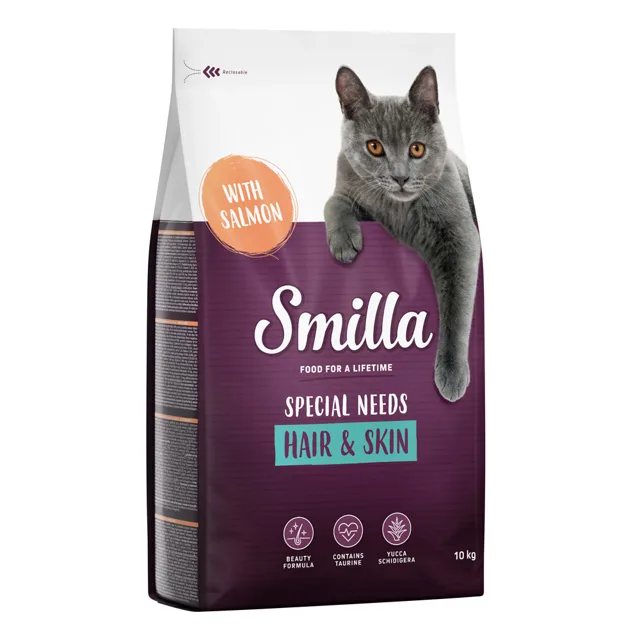 Smilla Hair & Skin s lososem - výhodné balení: 2 x 10 kg