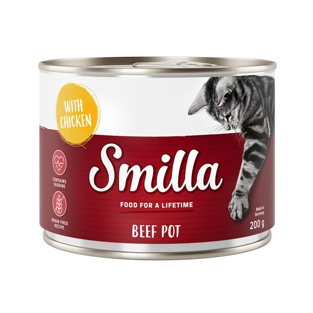 Smilla hovězí konzerva 6 x 200 g - hovězí s kachním