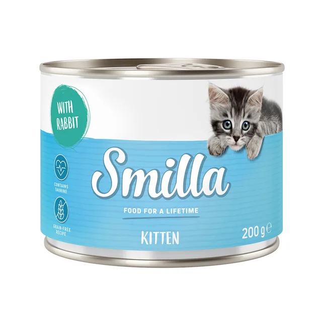 Smilla Kitten 6 ks (6 x 200 g) - králík