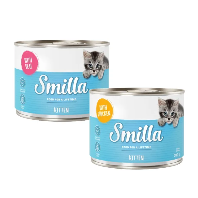 Smilla Kitten 6 ks (6 x 200 g) - míchané balení